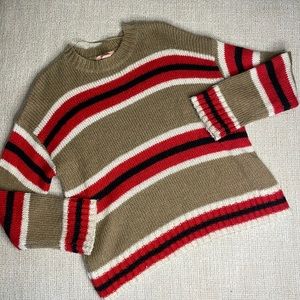 Tan + Red Urban Outfitters Sweater